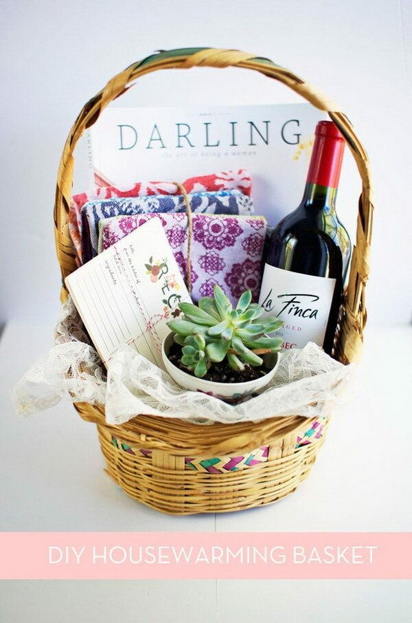 DIY Housewarming Gift Basket