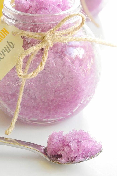 DIY Sugar Lavender Scrub