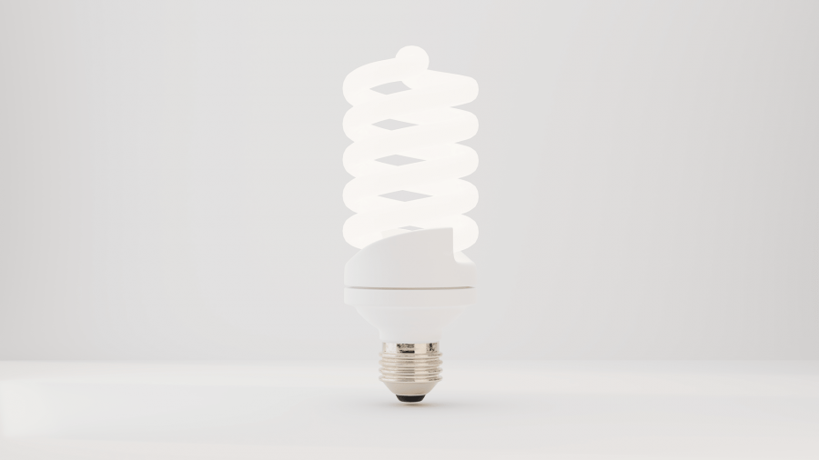 energy saving light bulb