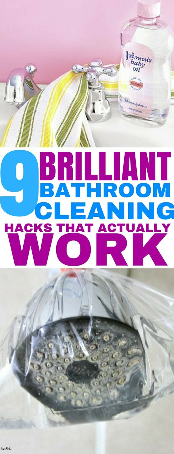 bathroom cleaning feature