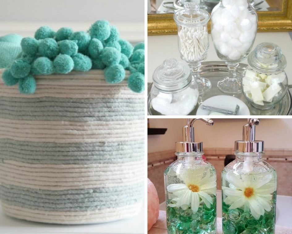 7 Easy Diy Dollar Store Decor Hacks For Your Small Bathroom Balancing Bucks