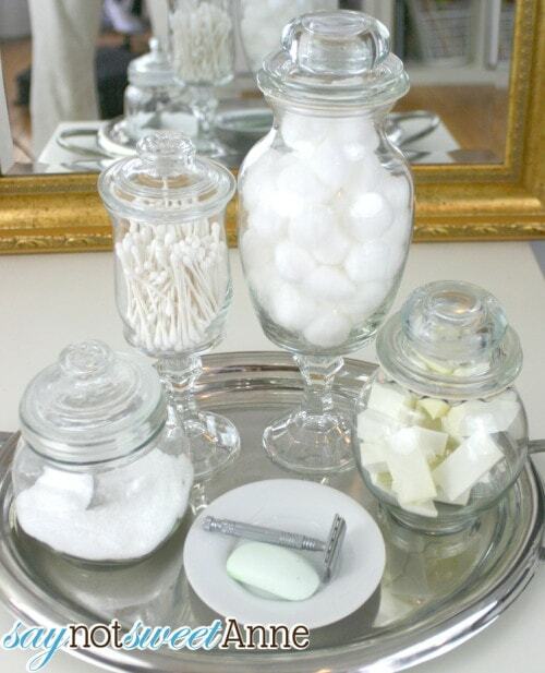 apothecary jars diy dollar store