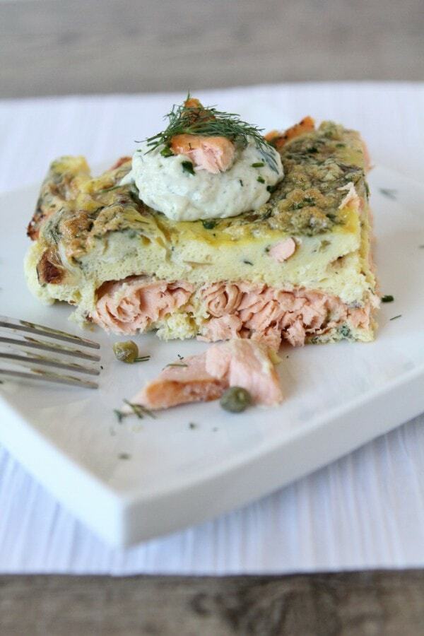 salmon frittata