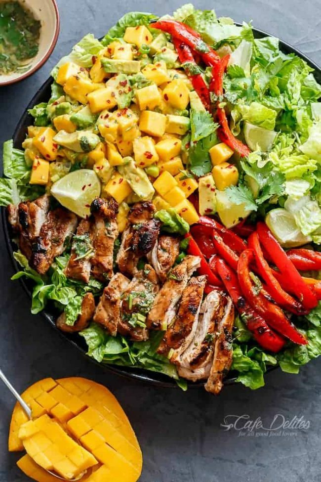 summer salad recipes cilantro chicken