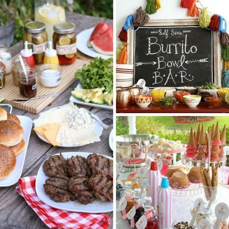 18 Delicious Food Station Ideas That Will Wow Your Guests - Balancing Bucks