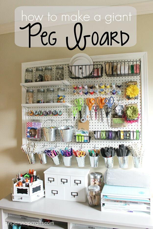 craft room organization