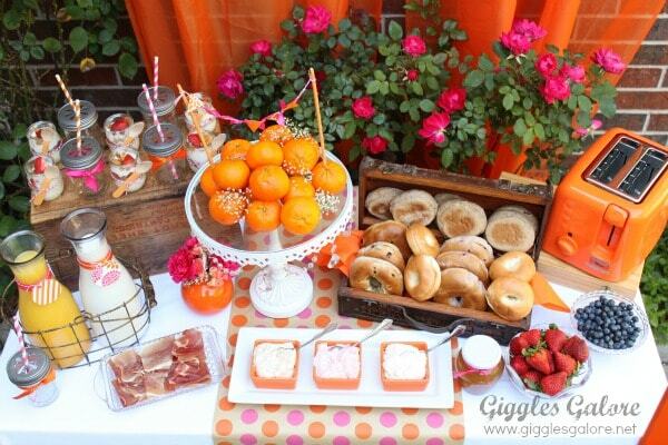 mothers day food bar idea