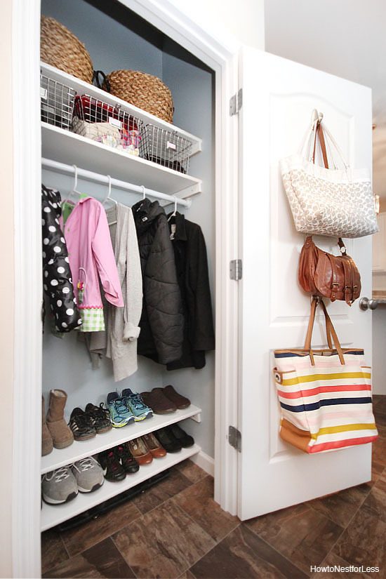 small closet organization