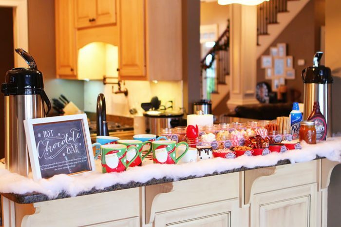 hot chocolate food bar