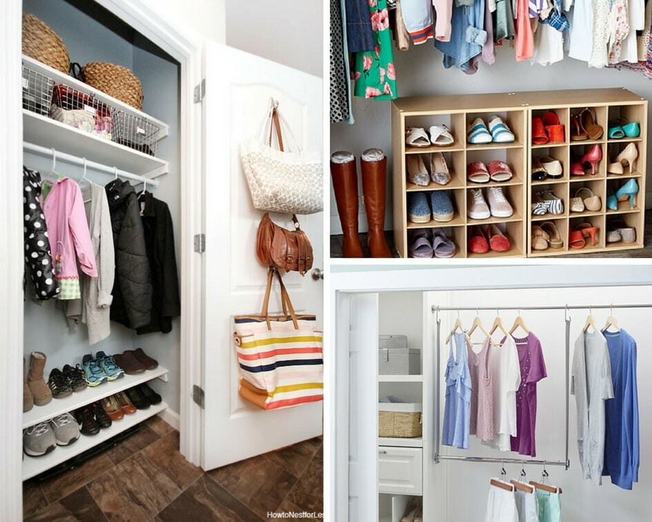 25 Tips for Organizing Small Closets That Will Double Your Storage Space