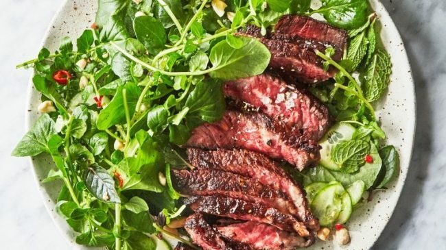 steak summer salads