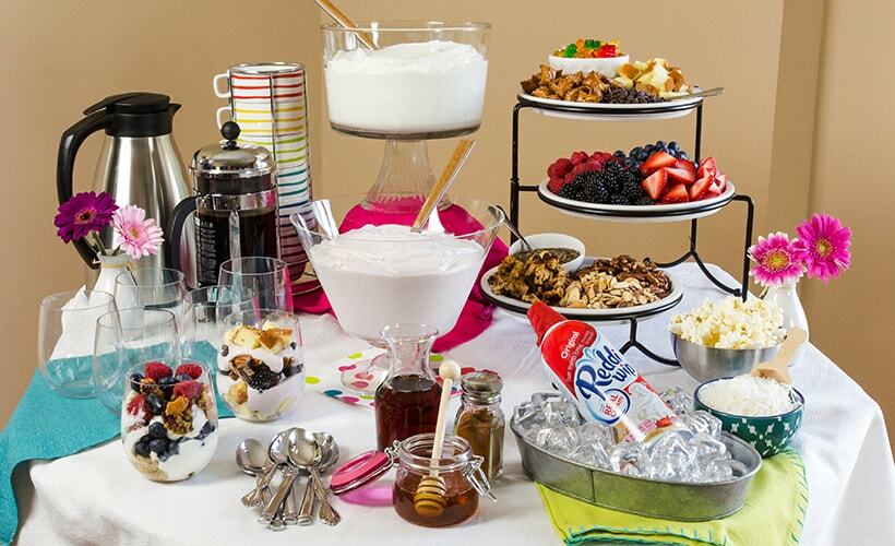 yogurt food station