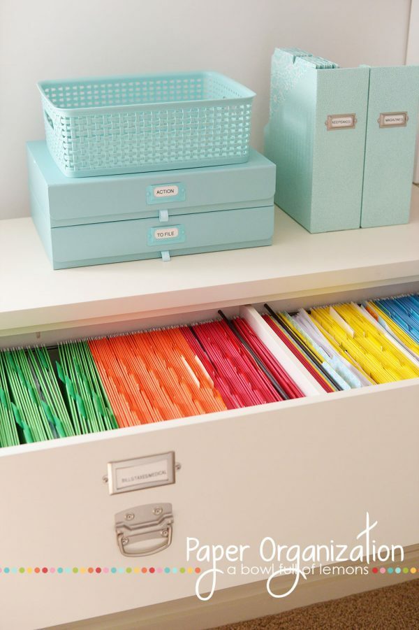  organisation de la paperasse 