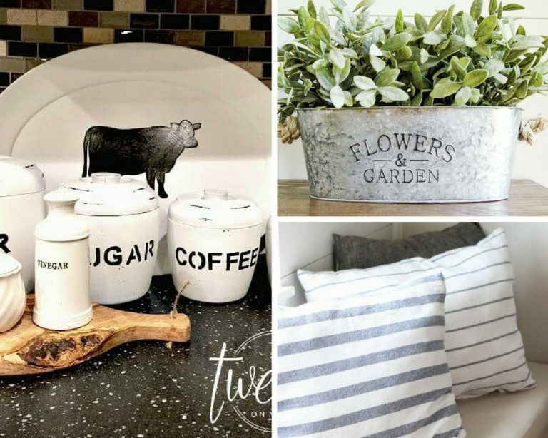 11 Farmhouse Style Decor Ideas Using Items from the Dollar Store