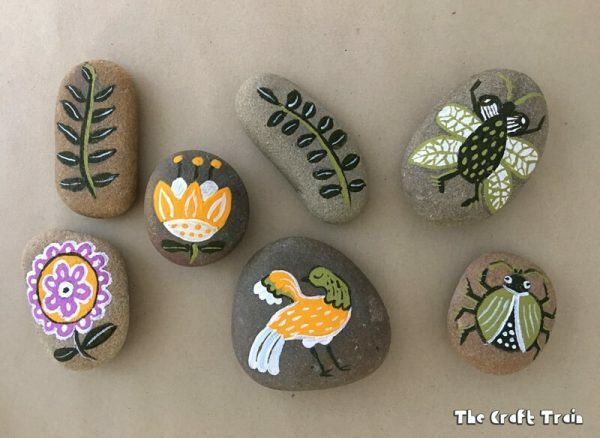 garden painted rocks