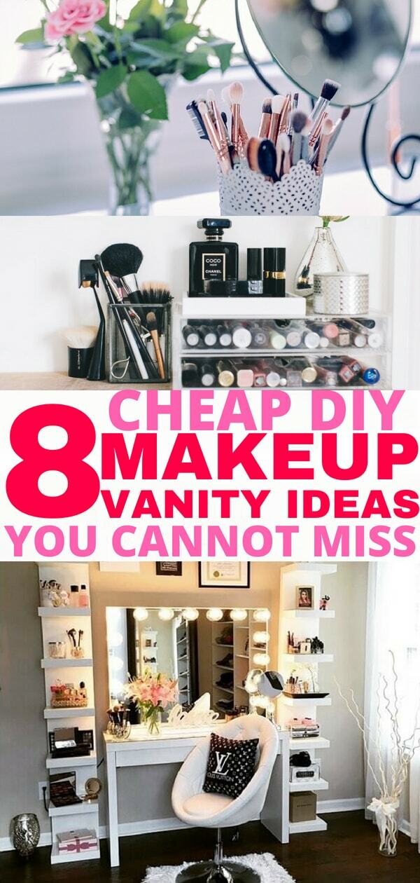 8 Easy Diy Makeup Vanity Ideas You