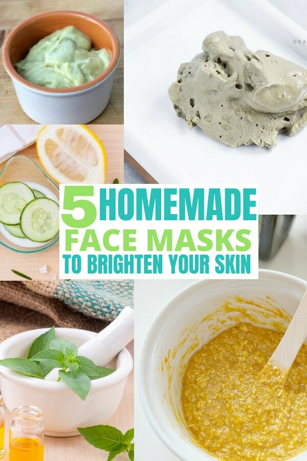 Glowing brightening face mask homemade