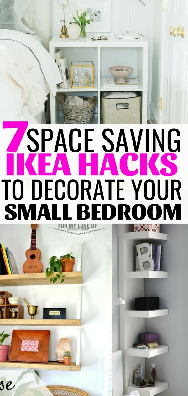 Easy Ikea hacks that are the perfect bedroom decor ideas. Rental friendly decor to upgrade your bedroom!