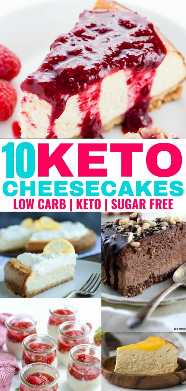 Easy Keto cheesecake recipes that taste delicious. All recipes are low carb, and sugar free. Checkout these Keto cheesecake recipes and add them to your Keto diet plan!