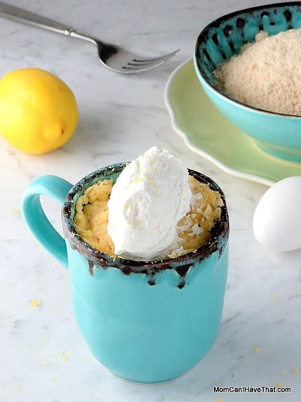 This delicious low carb lemon mug cake is the perfect addition to your Keto diet meal plan.