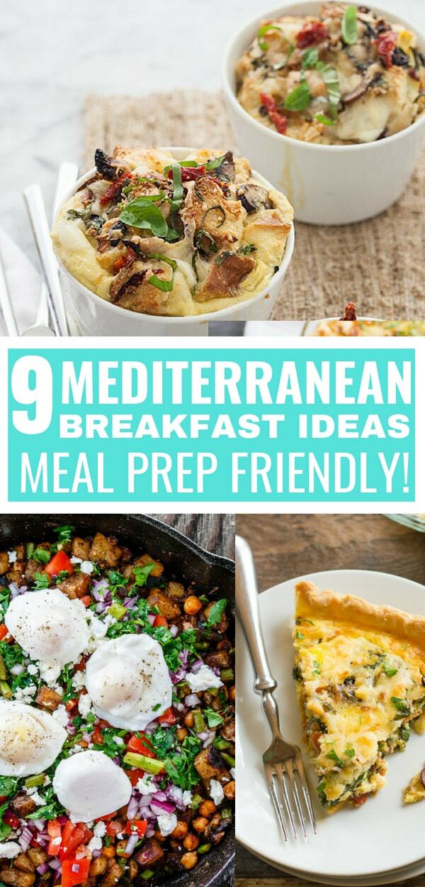 Delicious Mediterranean diet breakfast recipe ideas. Checkout these easy Mediterranean recipes!
