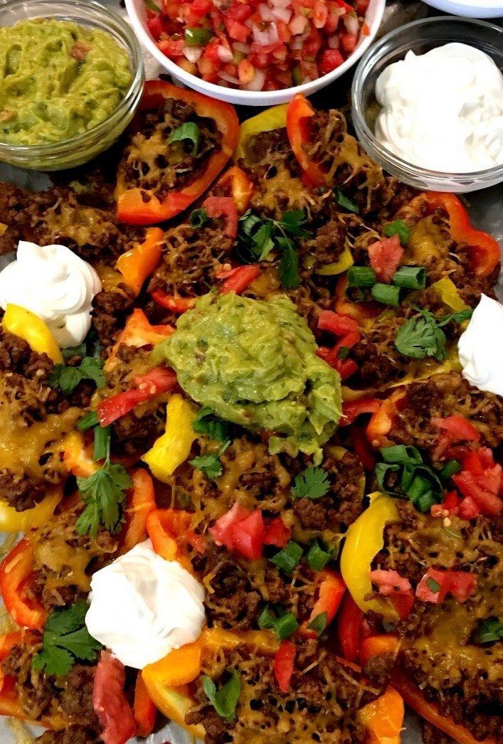 Ultimate Bell Pepper Keto Nachos - Balancing Bucks