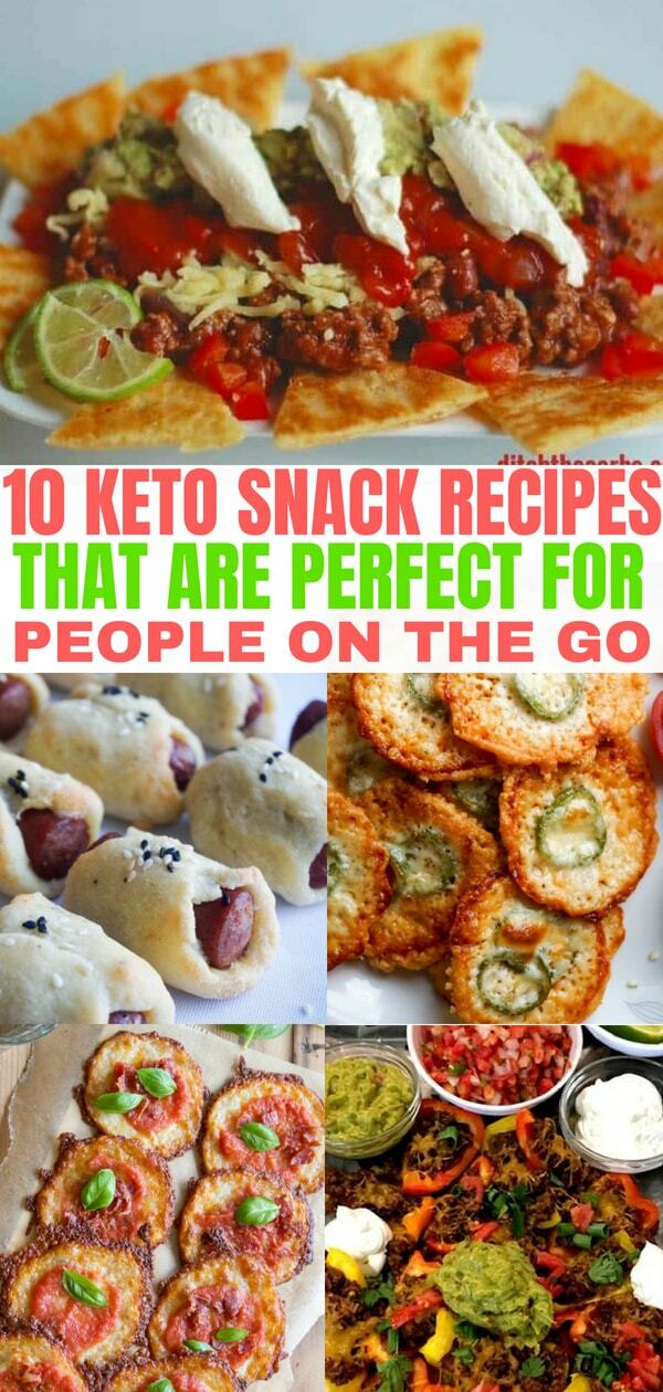 Keto snacks on the go. Add these low carb snack recipes to your Keto diet plan.