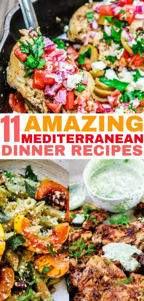 Mediterranean diet recipes to help you lost weight a eat healthier.