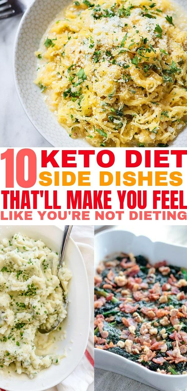 Delicious Keto side dishes that are low carb and easy to make. These keto recipe sides are perfect for Thanksgiving and other holiday dinners!