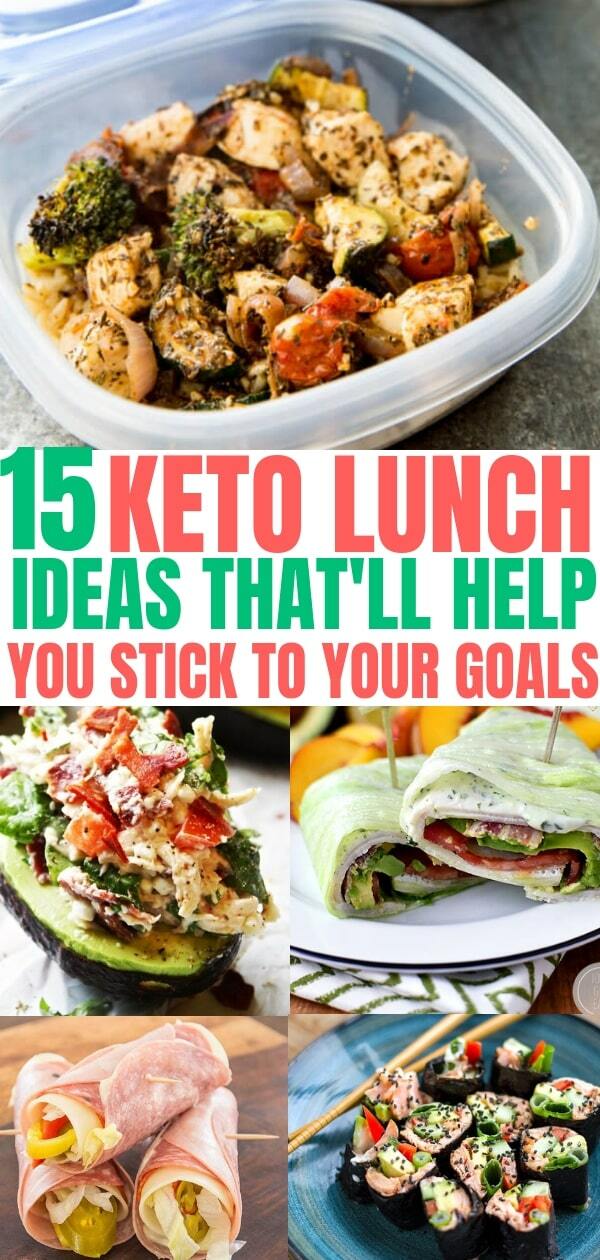 15 Keto lunch ideas that you can take to work. Easy low carb lunch recipes.