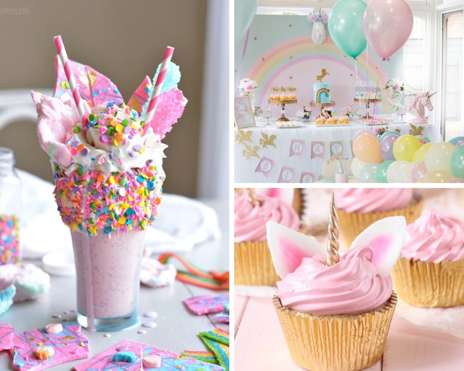 These unicorn birthday party ideas are perfect for your next party! From unicorn birthday party decorations to unicorn cupcakes!