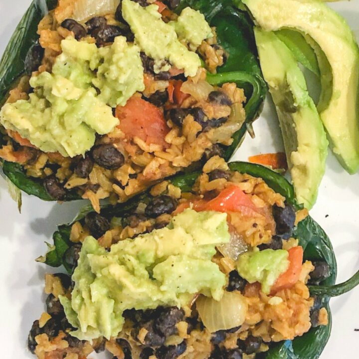 Vegan Stuffed Peppers - Daniel Fast Recipe