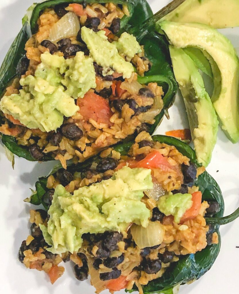 Vegan Stuffed Peppers - Daniel Fast Recipe